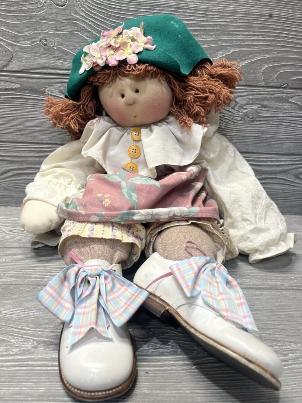 Little Souls Doll Handmade Gretchen Wilson 1991 Jill 25” OOAK Cloth Girl